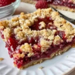 Raspberry Oatmeal Crumble Bars